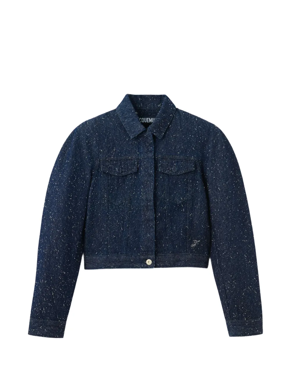 Jacquemus The Ovalo de-Nîmes denim jacket - Blu