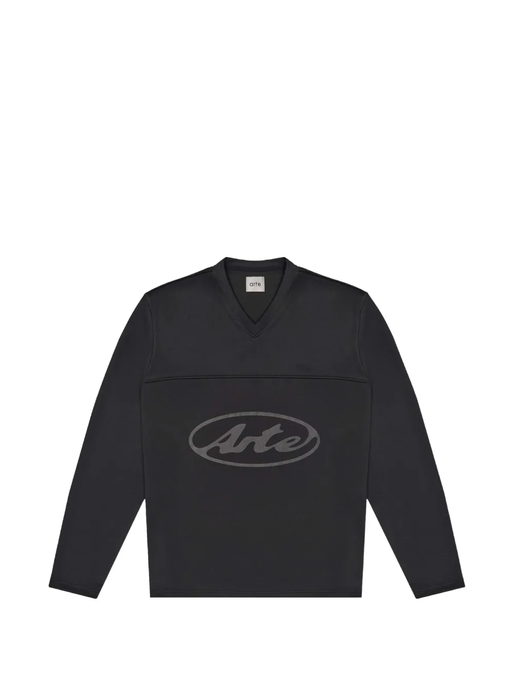 Arte Antwerp V-neck logo T-shirt - Nero