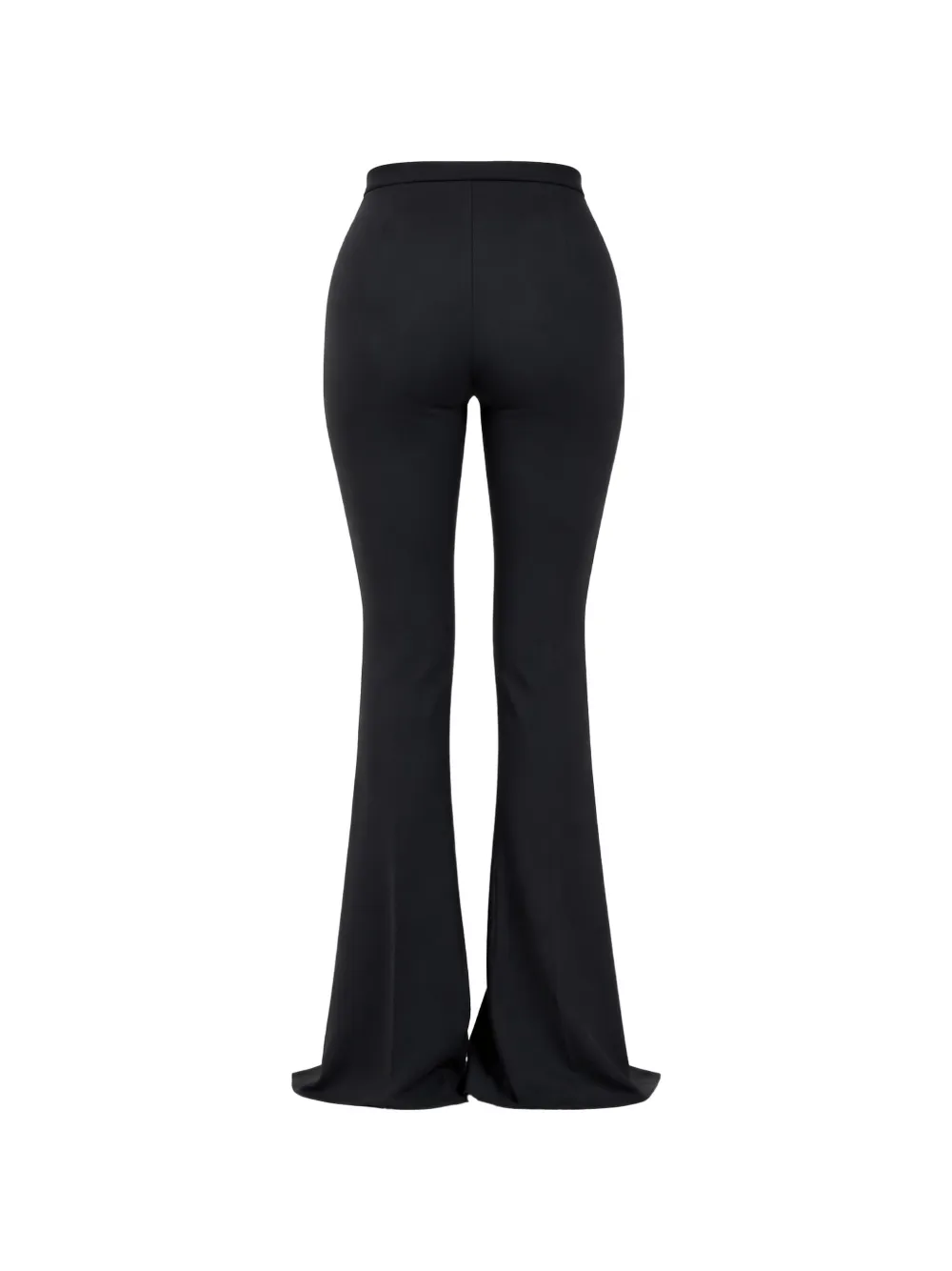  Elisabetta Franchi Split Flared Trousers - Black 