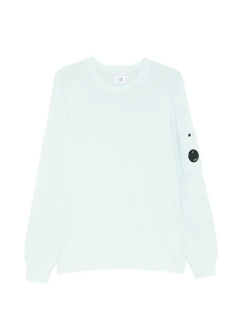 C.P. Company logo-patch sweater