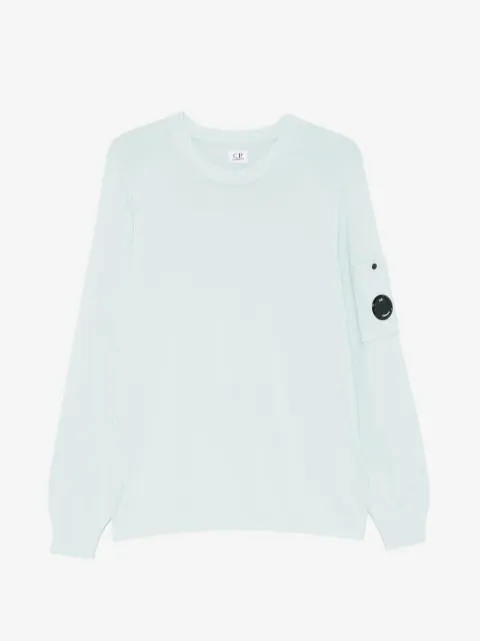 C.P. Company logo-patch sweater