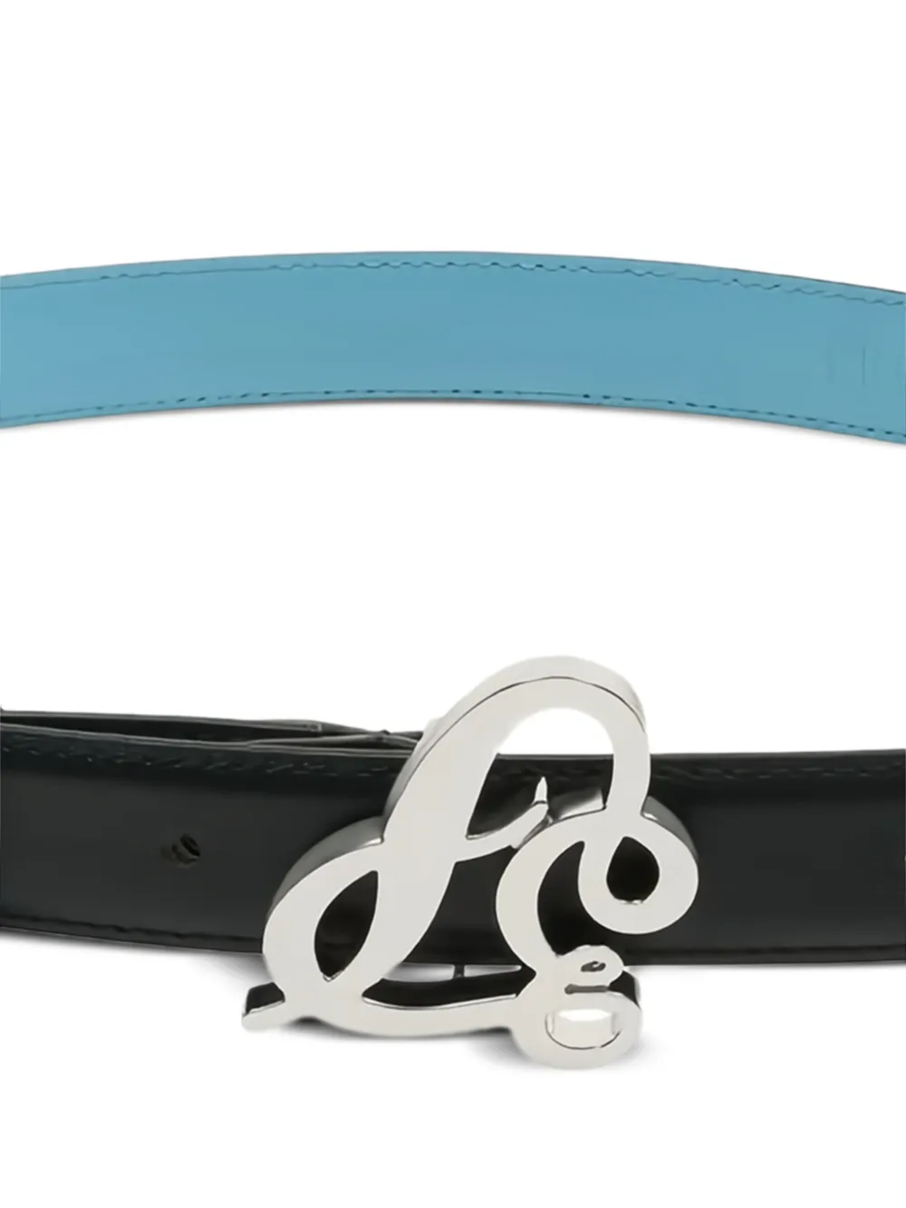  3.paradis Leather Belt - Black 