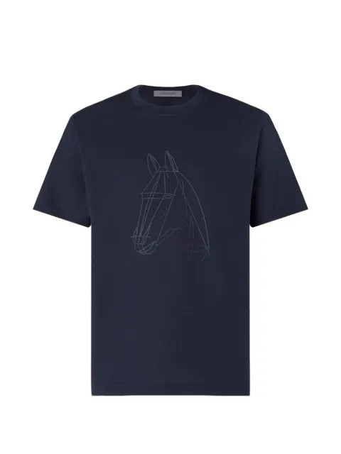 Corneliani horse-print T-shirt