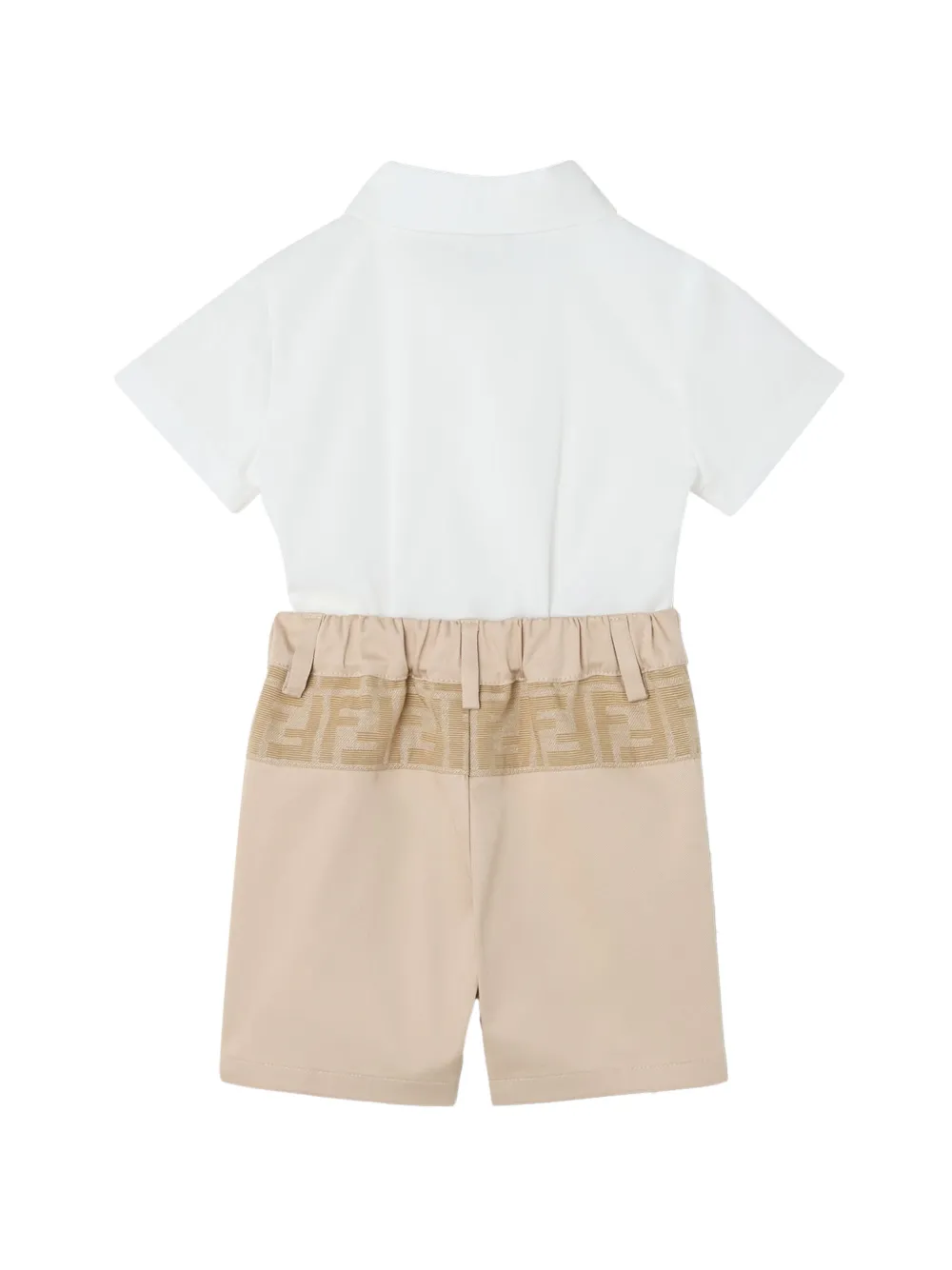  Fendi Kids Button-fastening Shorts Set (set Of Two) - White 