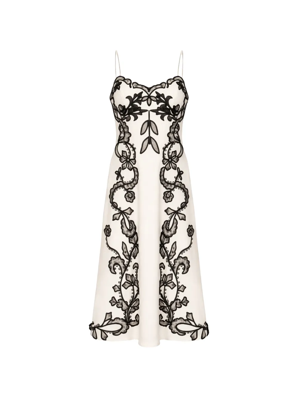 Ulla Johnson Miray Cami embroidered midi dress - Weiß