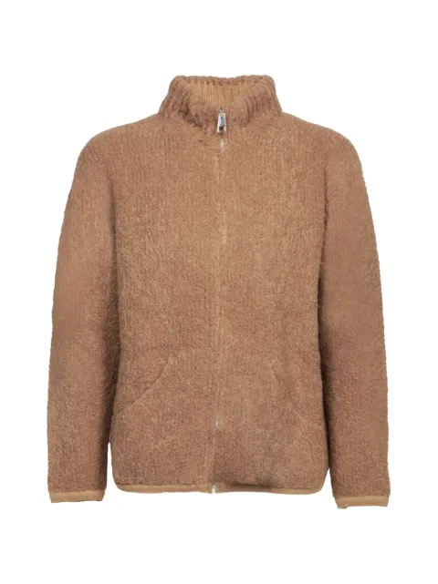 AMARANTO  Teddy full-zip cardigan