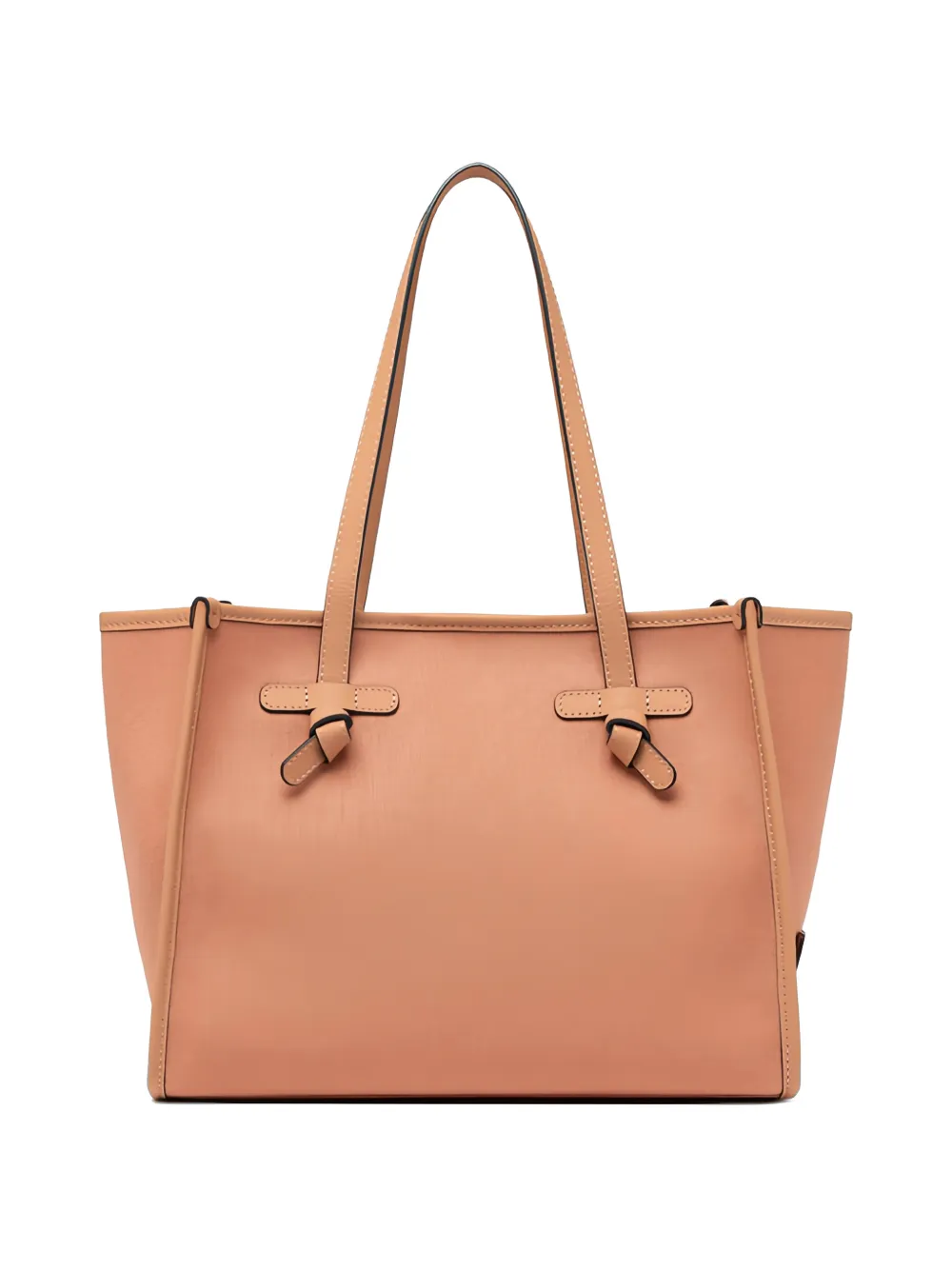 GIANNI CHIARINI Canvas schoudertas met geknoopt detail Oranje
