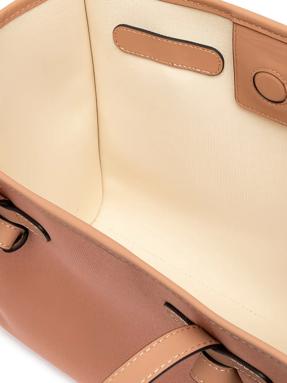 GIANNI CHIARINI Canvas schoudertas met geknoopt detail Oranje