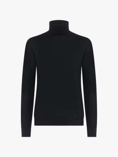 ALPHA STUDIO stickat plagg med rullkrage