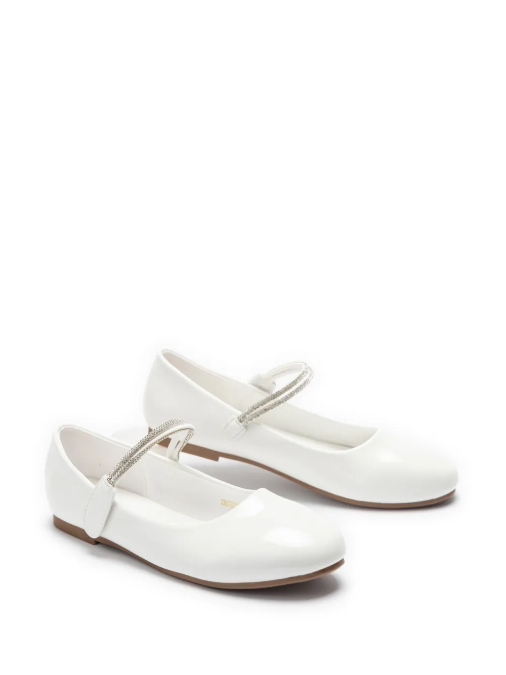 Tulleen Celestia ballerina's met bandje Wit