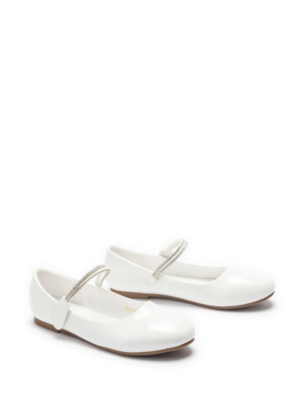 Tulleen Celestia ballerina's met bandje Wit