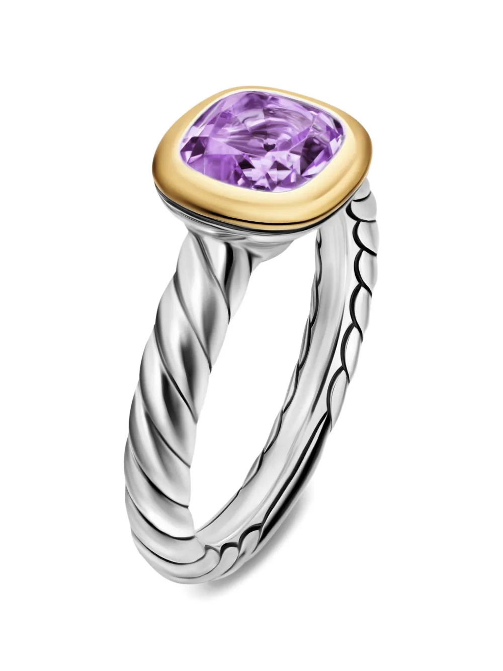 David Yurman DY Mercer® Color Stone Ring in Silver, view 4