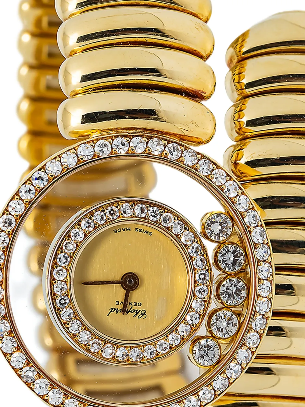  Chopard Pre-owned Reloj Happy Diamond Serpenti De 23.7mm - Dorado 