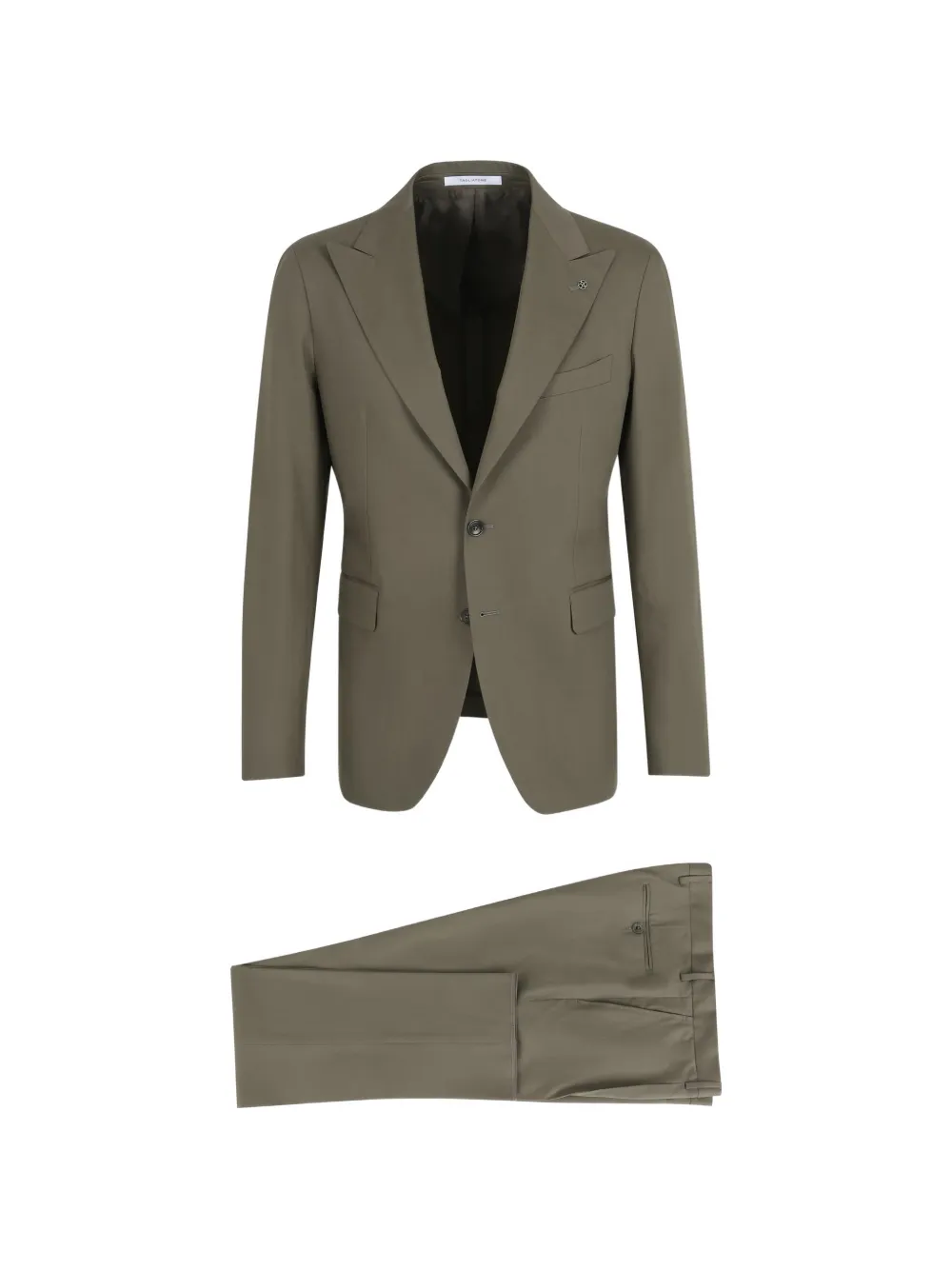 Tagliatore peak-lapel single-breasted suit - Verde