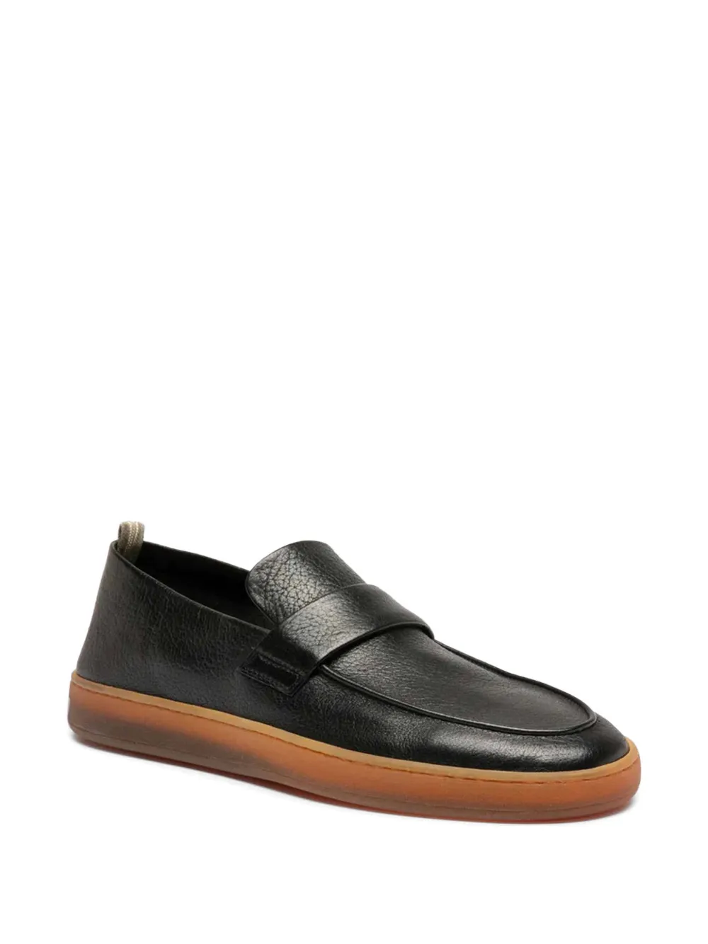 Officine Creative Herbie textured loafers Zwart