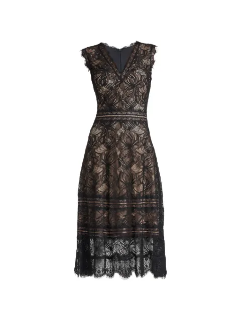 Tadashi Shoji robe en dentelle à col v