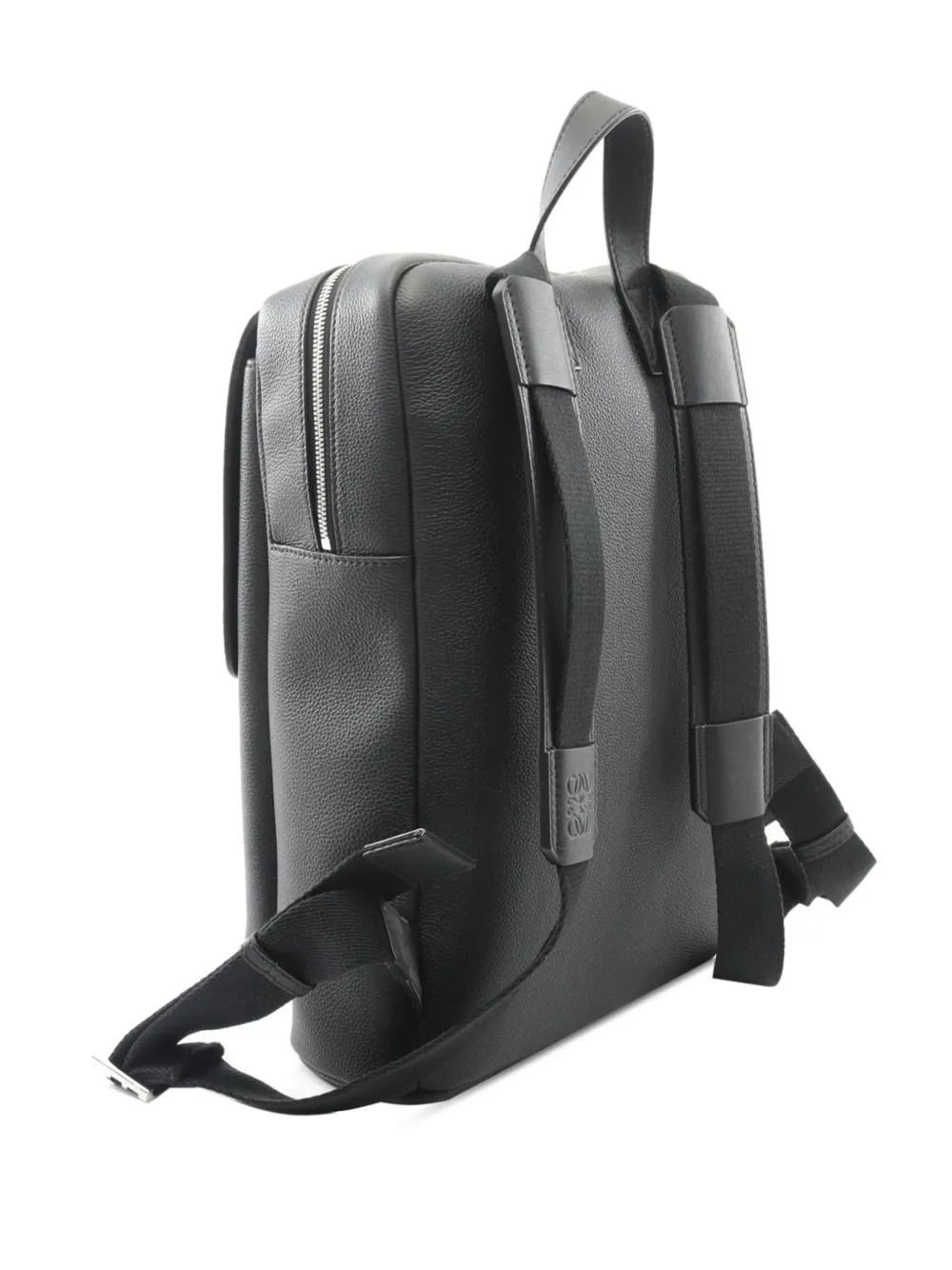  Loewe Pre-owned 2010-2026 Anagram Leather Military Backpack - Black 