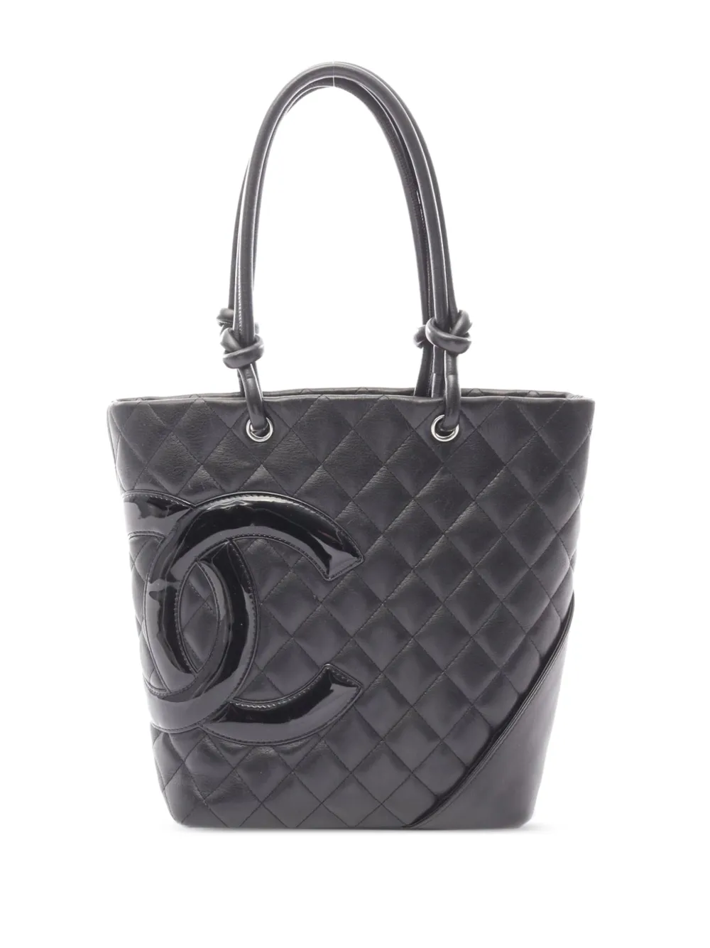 CHANEL Pre-Owned 2005-2006 Medium Lambskin Cambon Ligne tote bag - Nero