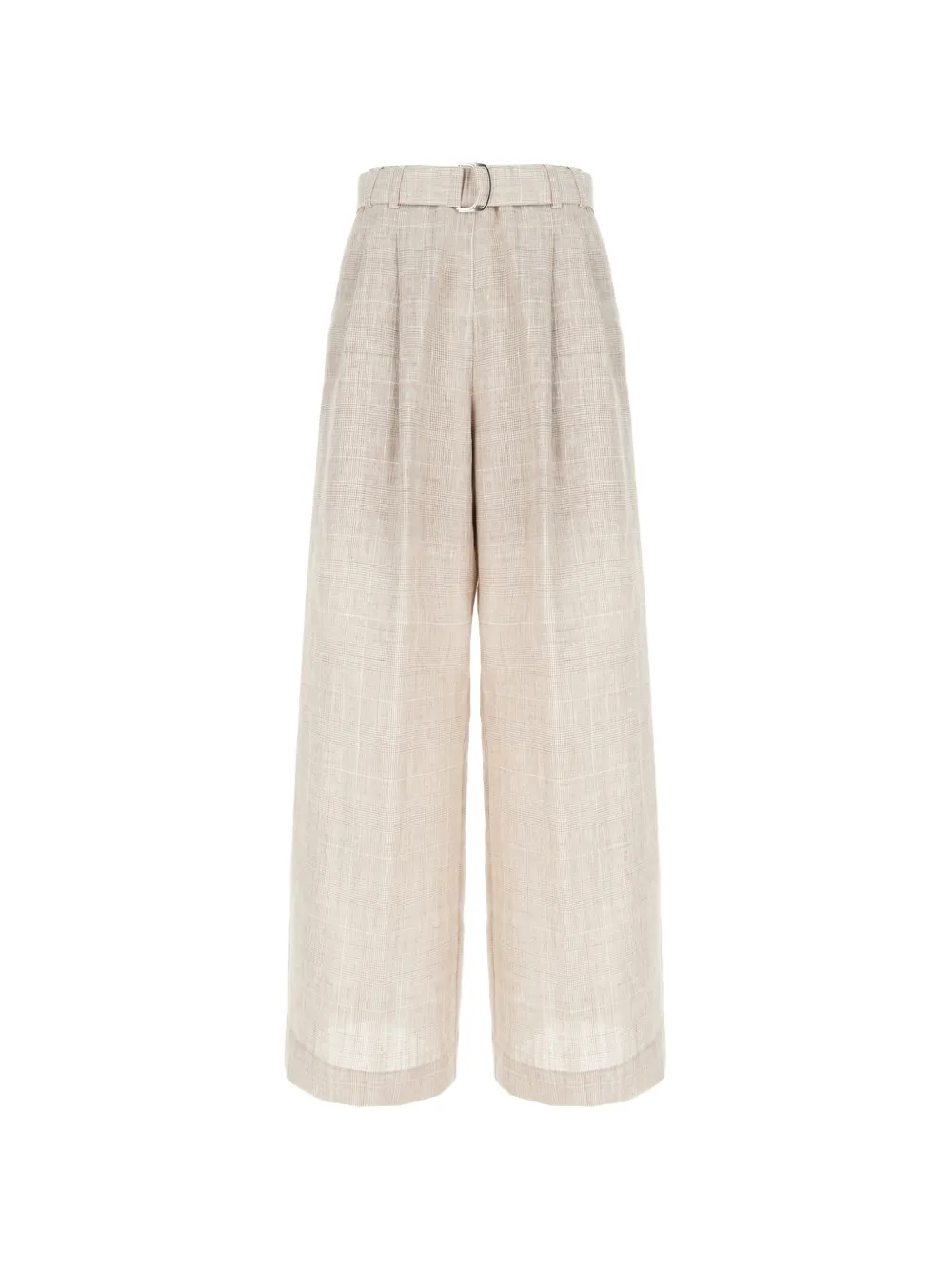 PANICALE belted trousers - Toni neutri