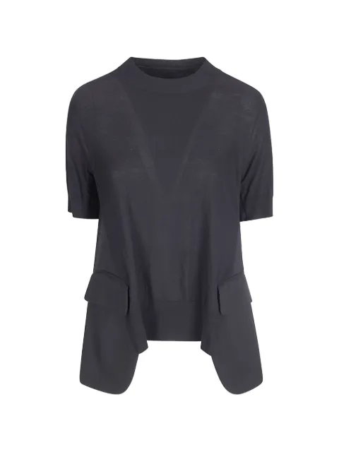 sacai knited pullover