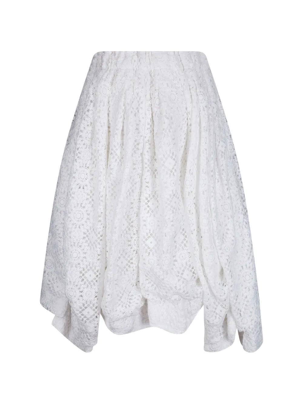 Comme Des Garçons Broek met kant Wit