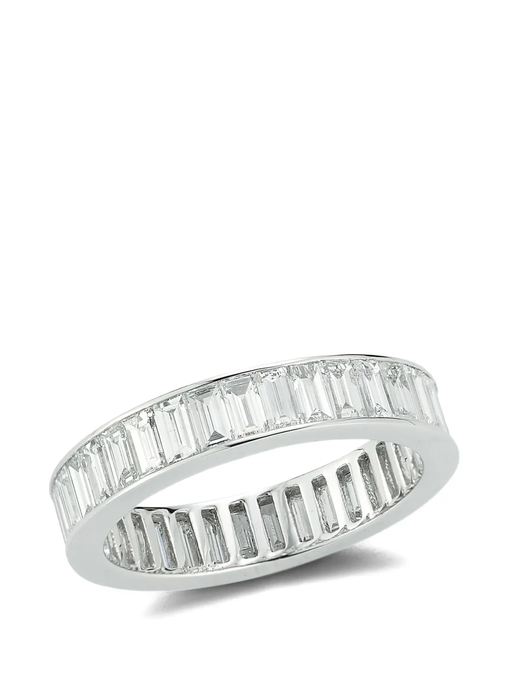 Mateo diamond eternity band ring - Argento