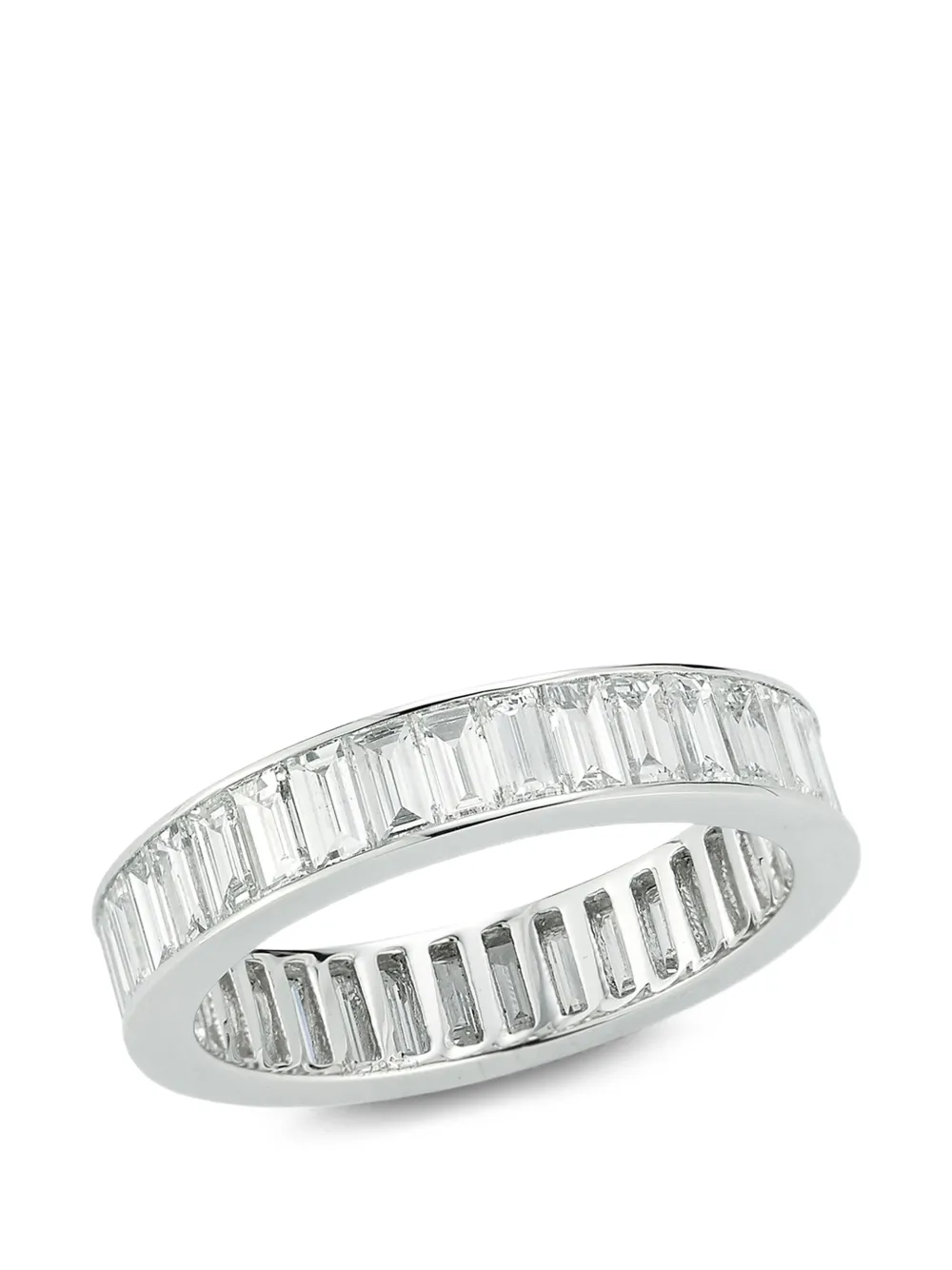 Mateo diamond eternity band ring - Argento