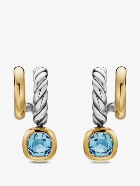 David Yurman DY Mercer® color two row drop earrings