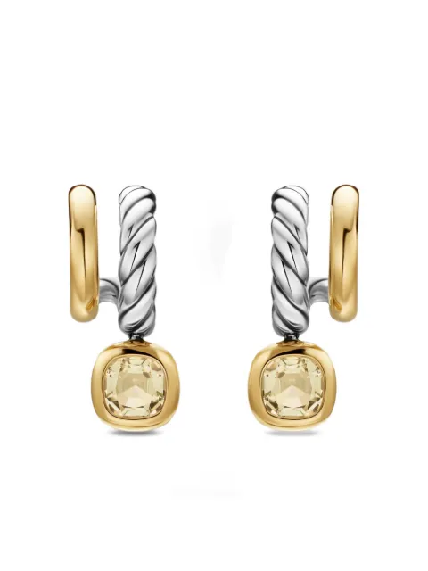 David Yurman pendientes DY Mercer® con diseño de dos filas