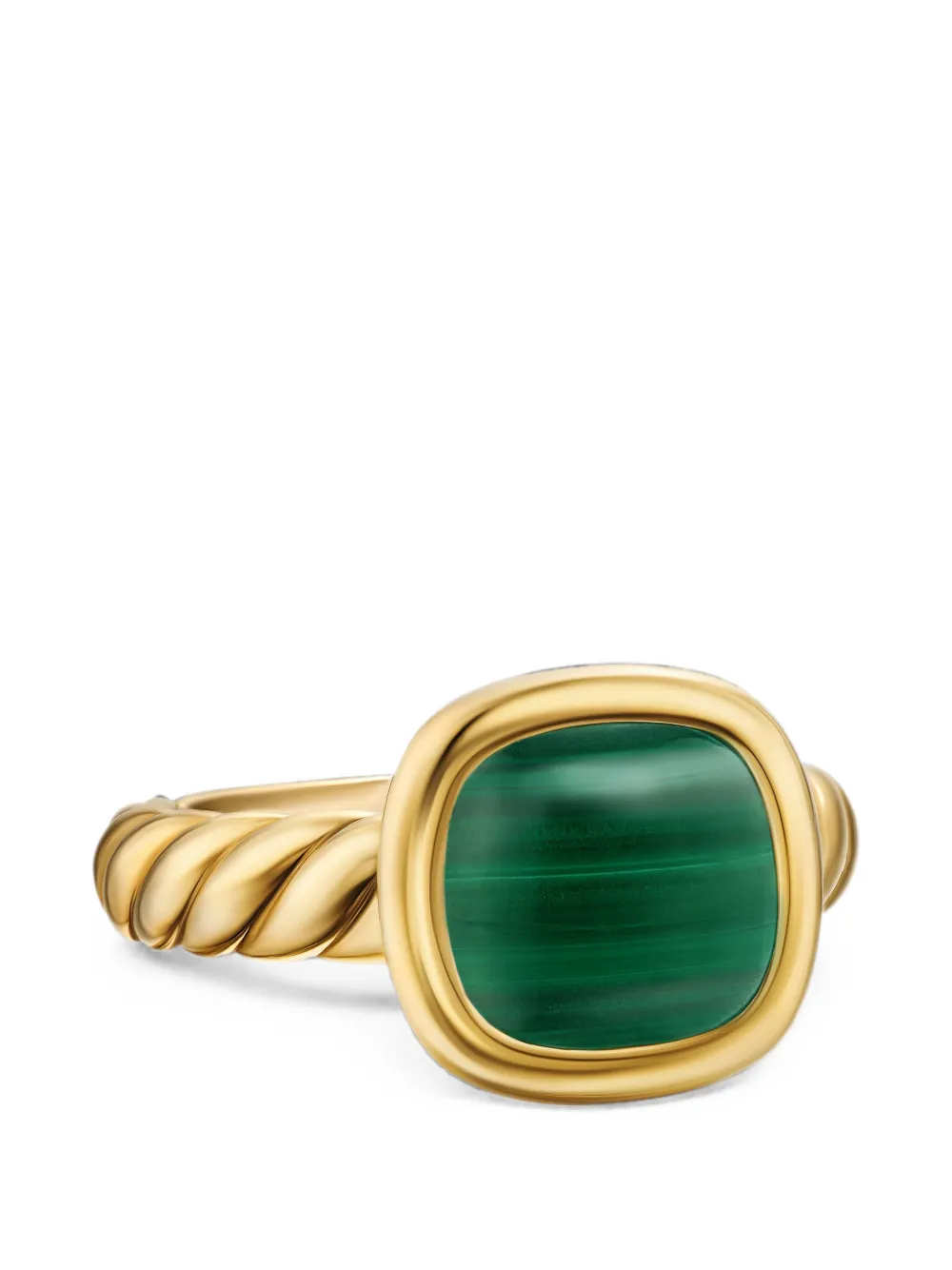  David Yurman Mercer Malachite Ring - Or 