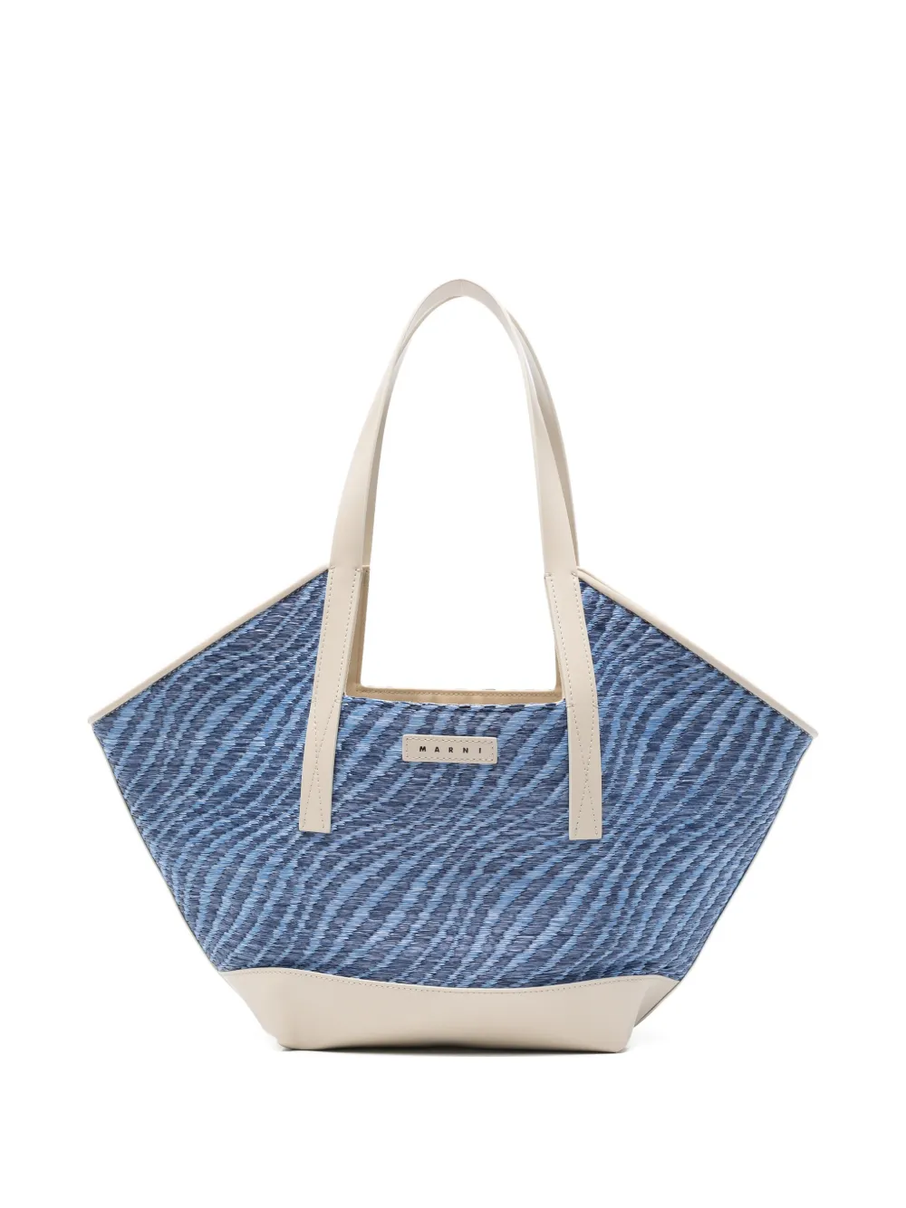 Marni woven shoulder bag - Blu