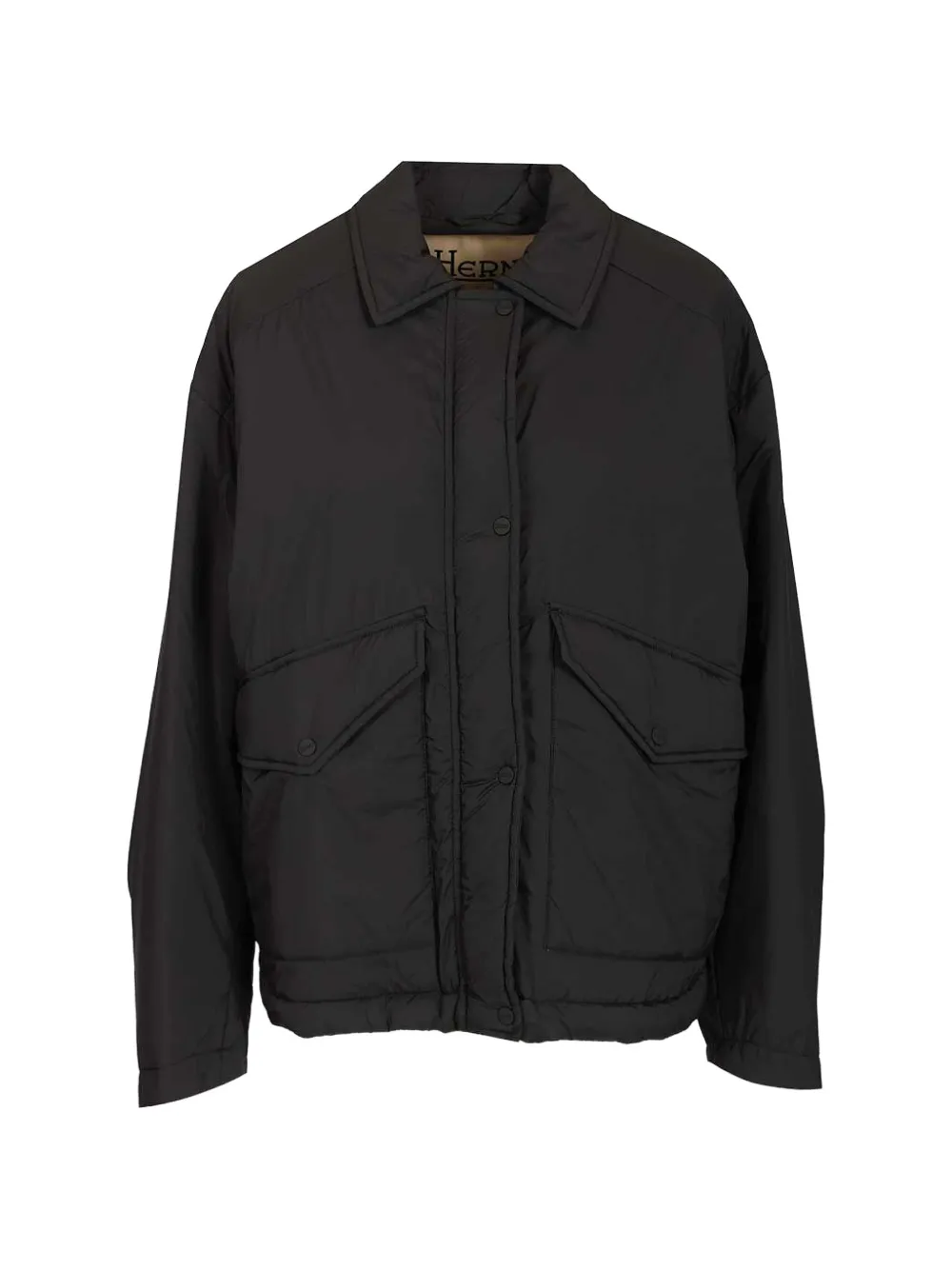 Herno buttoned pocket jacket - Nero