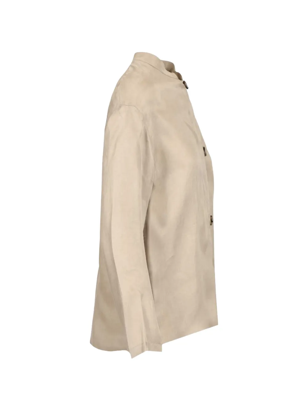 Emporio Armani Blouse met knopen Beige