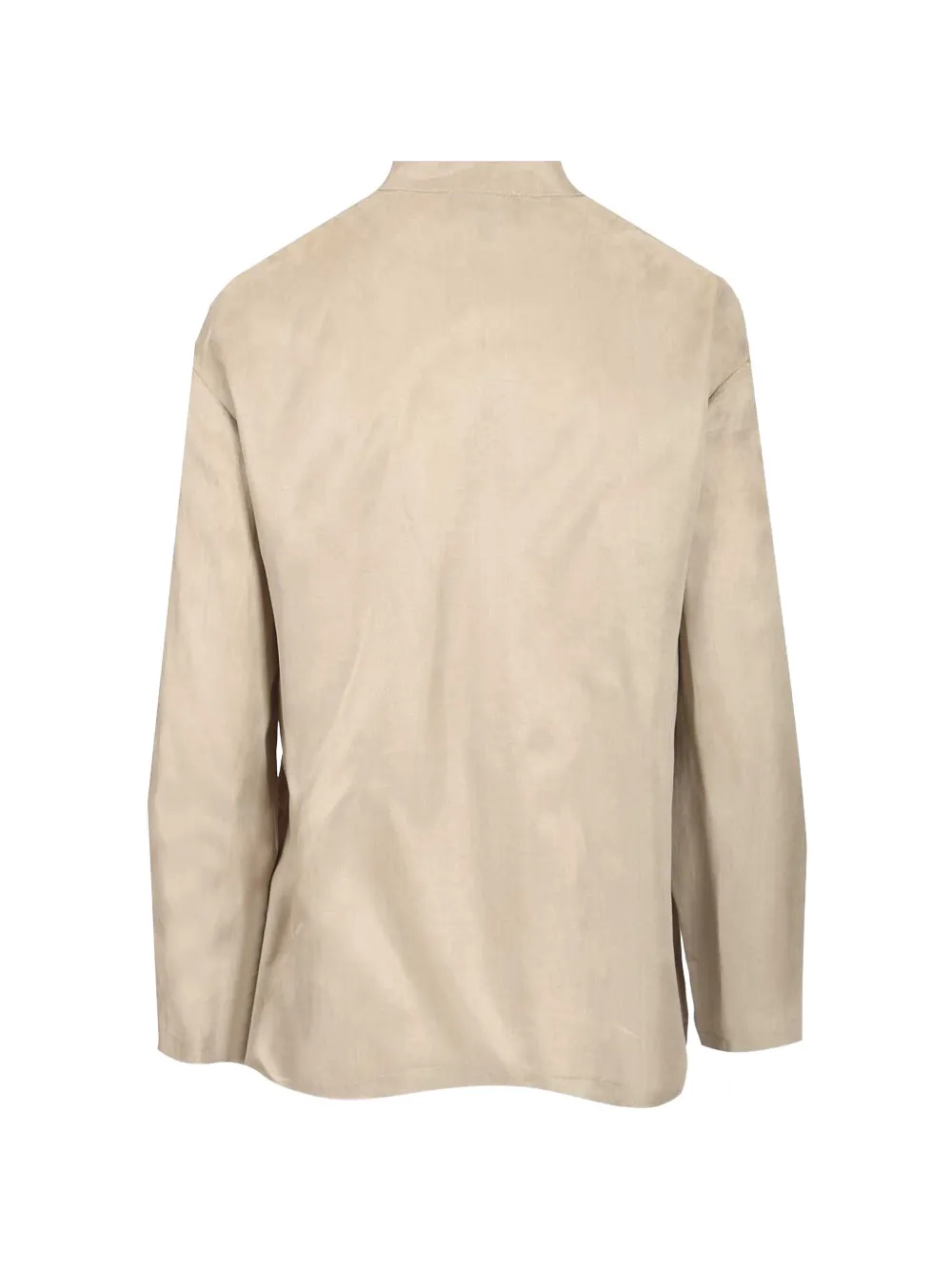Emporio Armani Blouse met knopen Beige