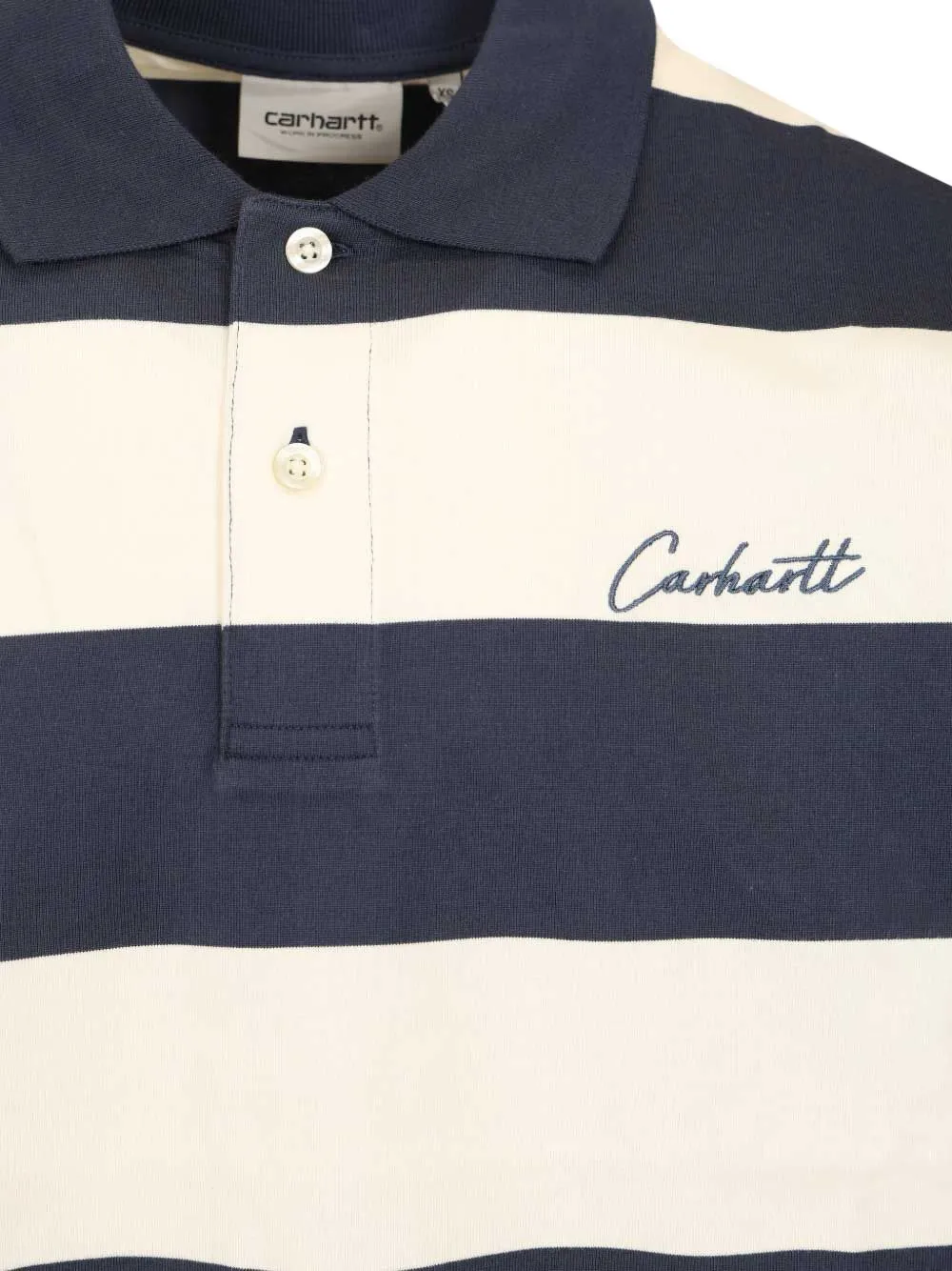 Carhartt WIP Delray striped-pattern polo shirt - thumbnail 3 of 3
