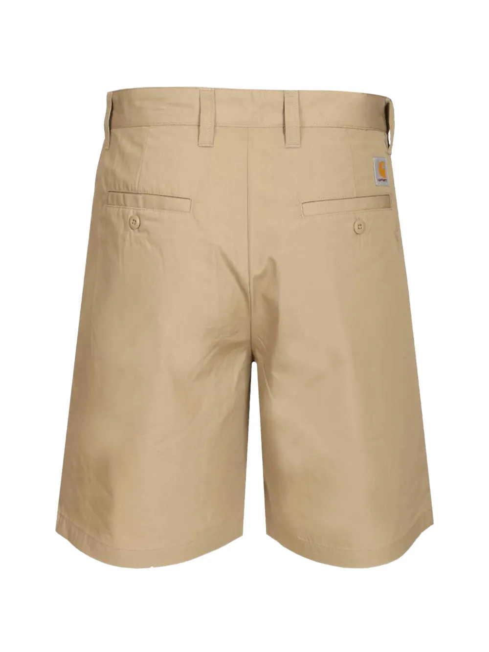 Carhartt WIP Calder shorts met logopatch Beige