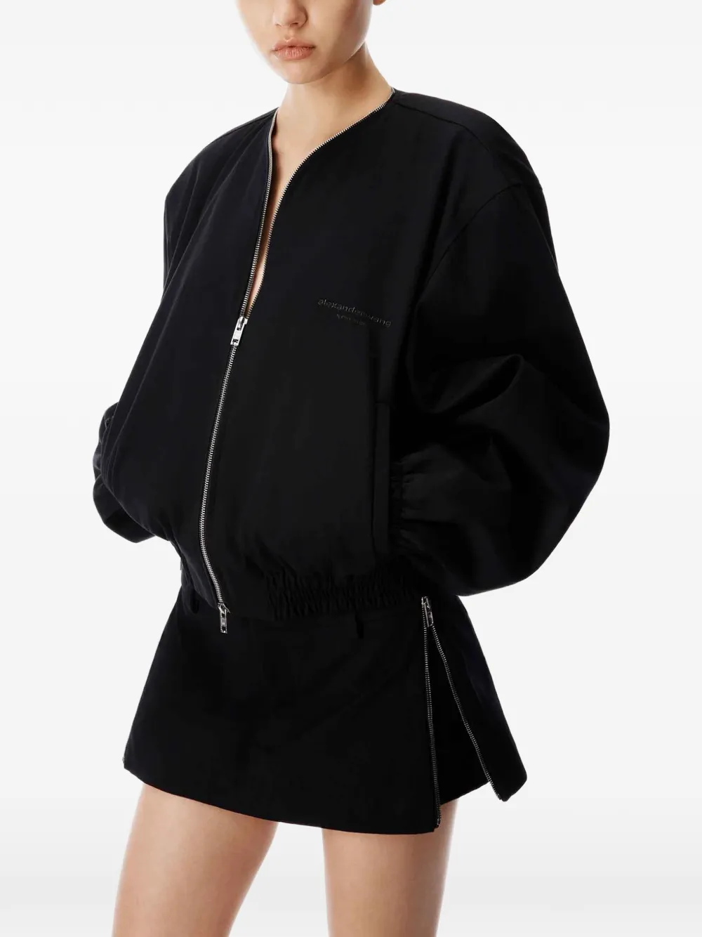 Alexander Wang Twill mini skorts Zwart