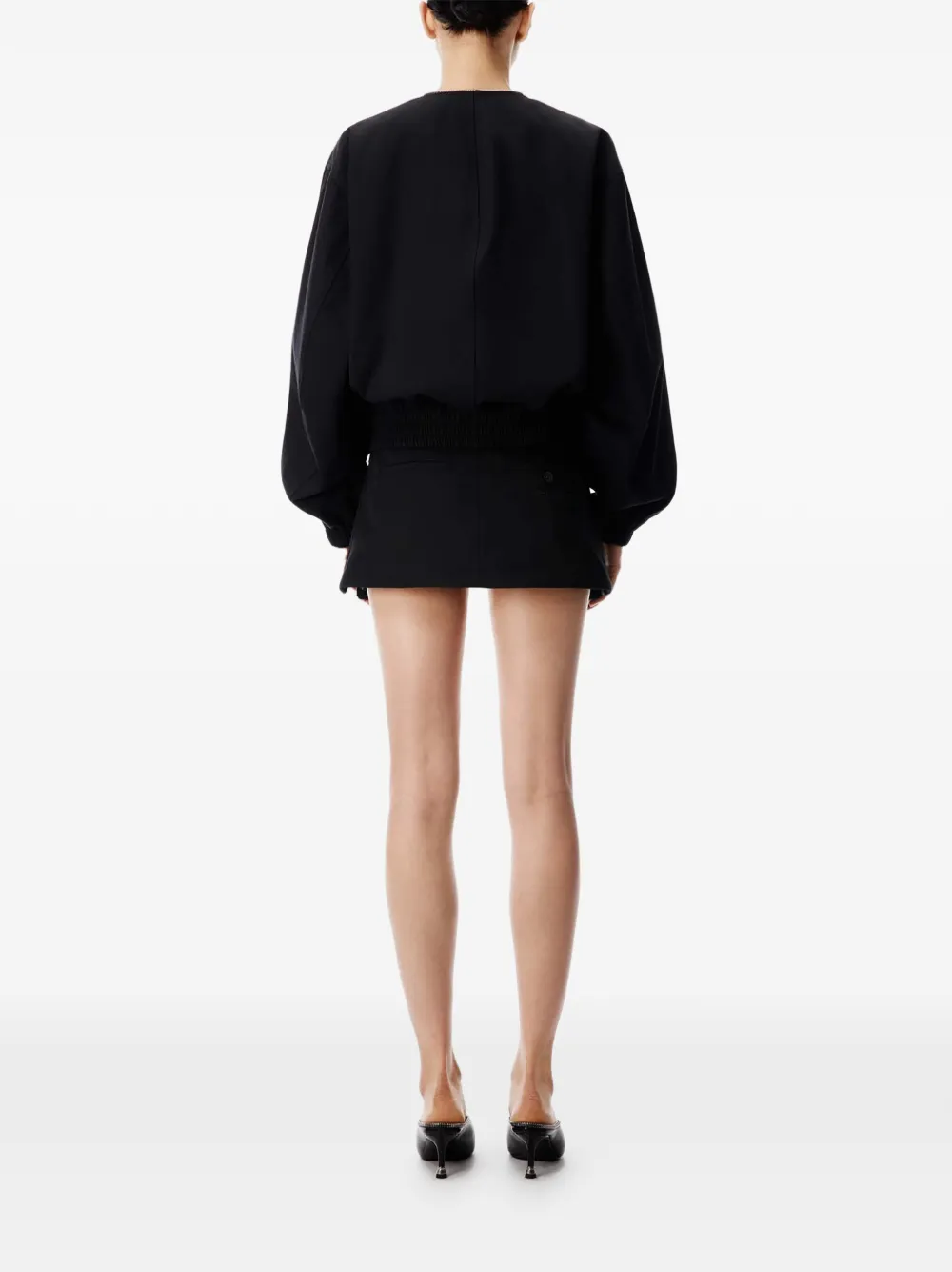 Alexander Wang Twill mini skorts Zwart