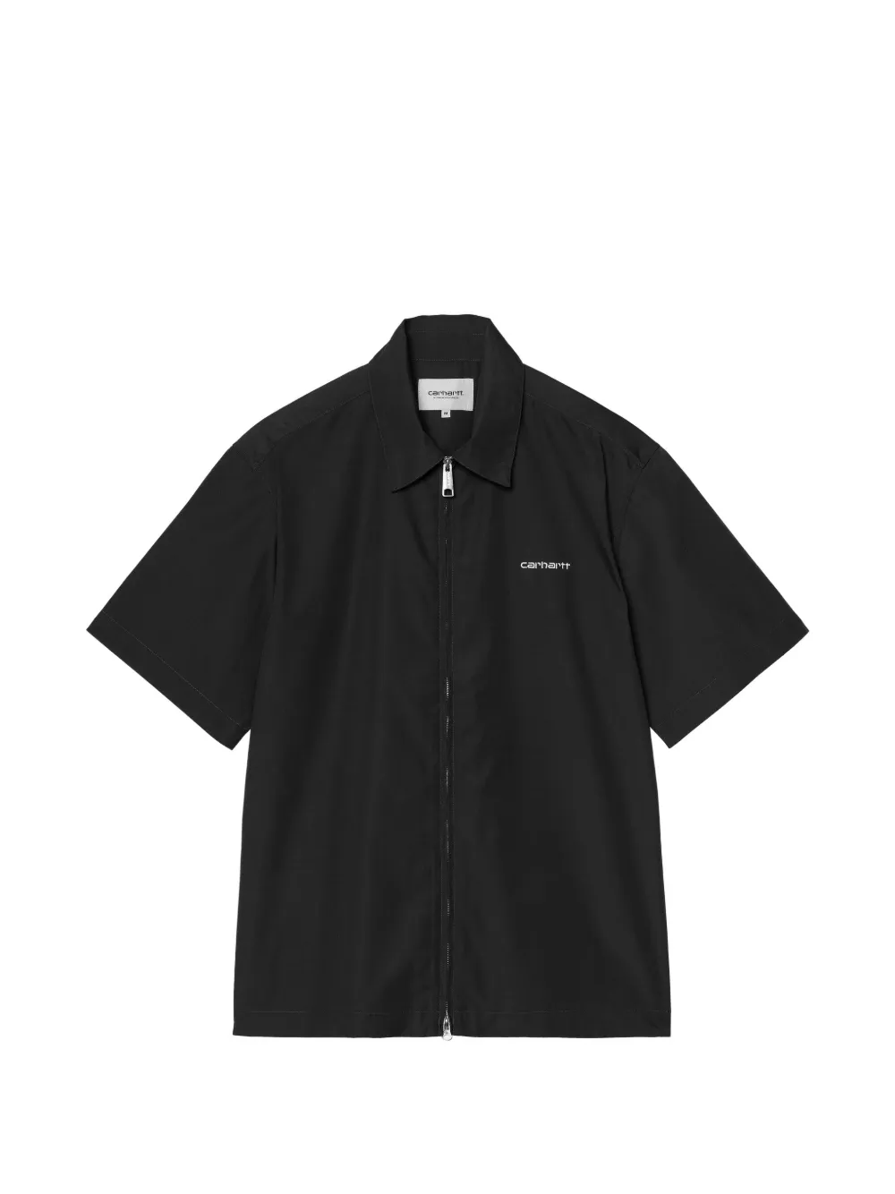 Carhartt WIP Postal zip-neck short-sleeved shirt - Nero