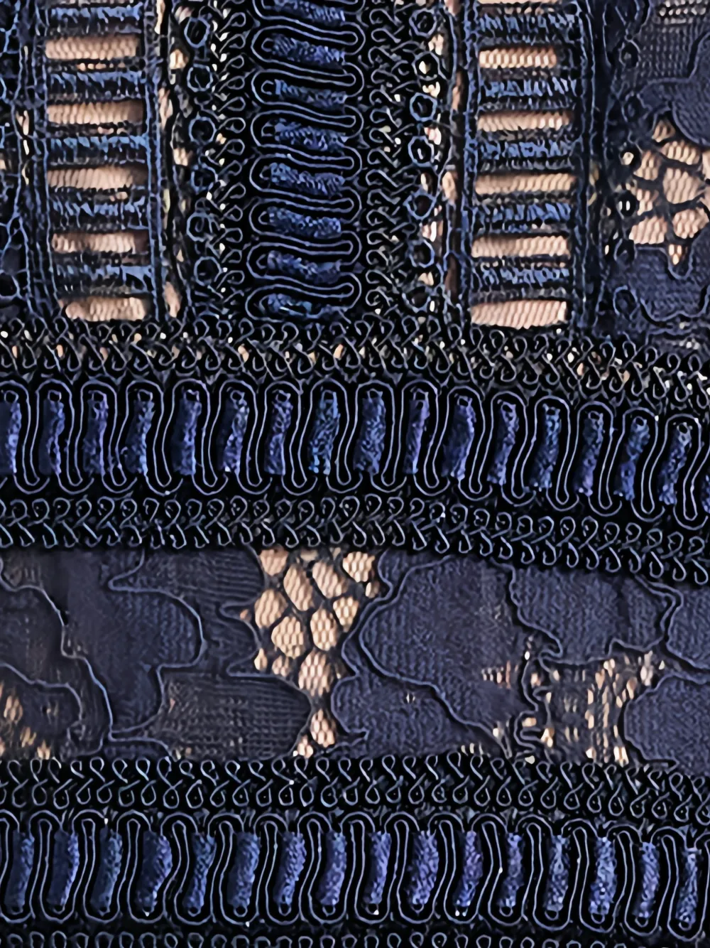 Tadashi Shoji Catrine jurk met kralen Blauw