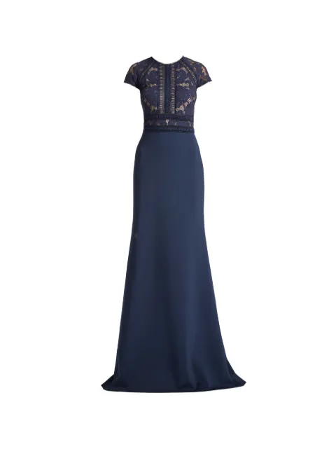 Tadashi Shoji кружевное платье Catrine с бисером