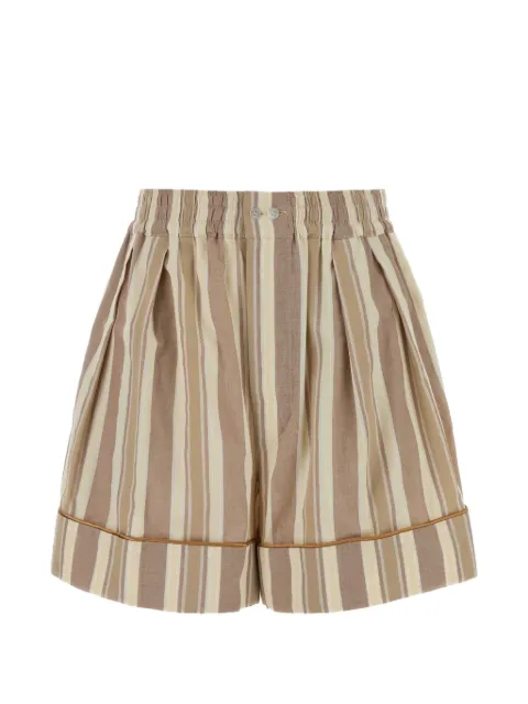 Saint Laurent shorts con rayas