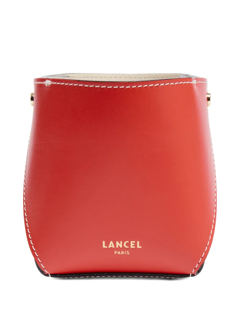 Lancel leather pen holder - Rot