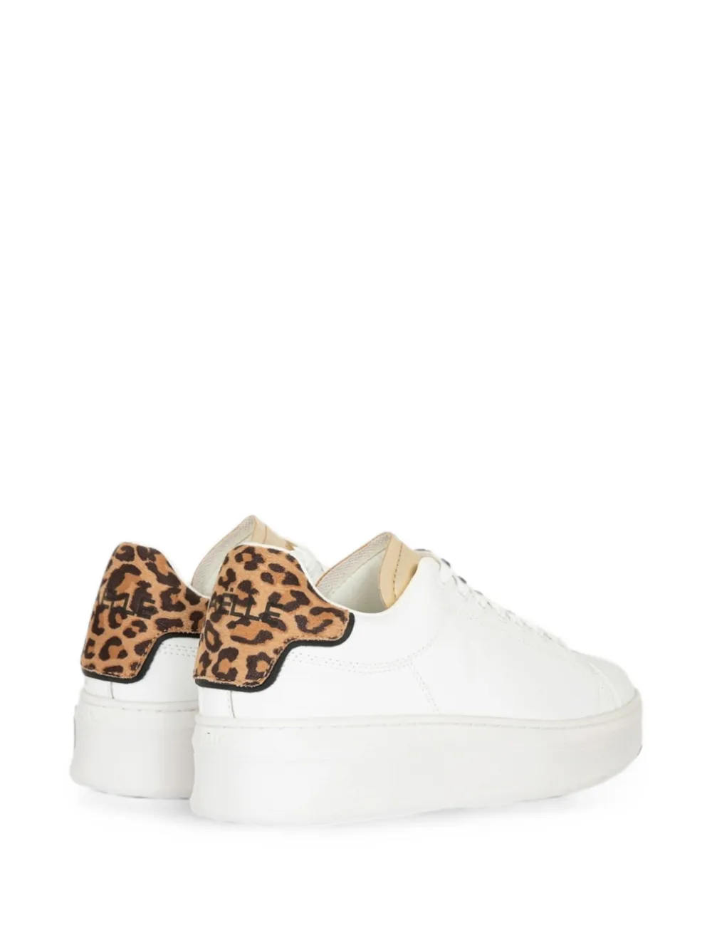 Gaëlle Paris logo-plaque sneakers Wit