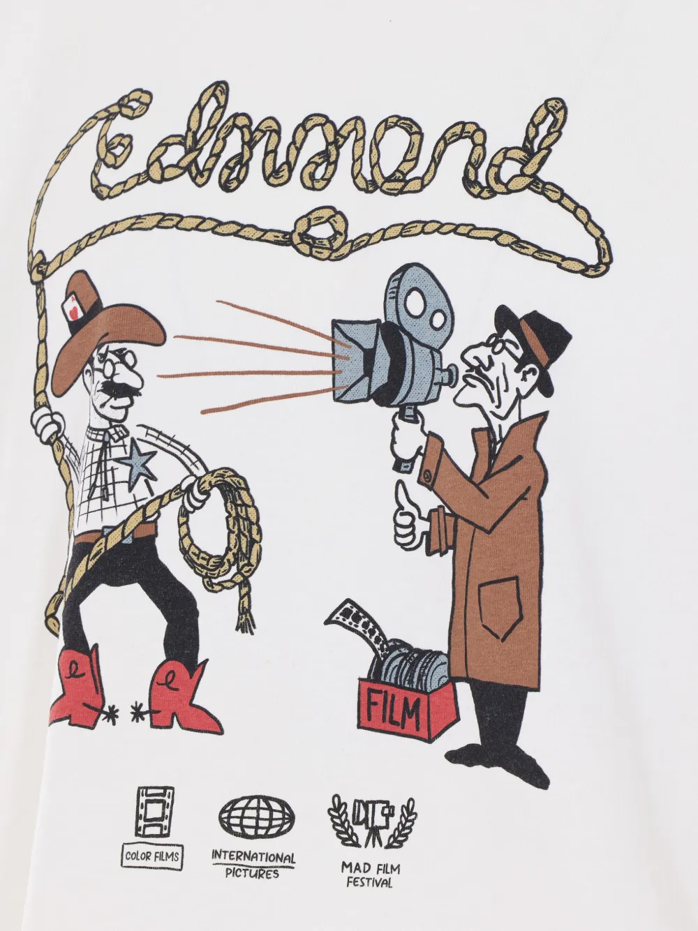  Edmmond Studios Western T-shirt - White 