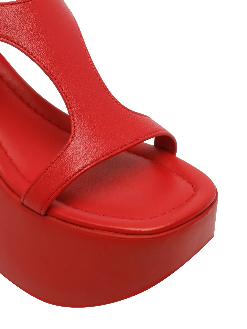 Vic Matie Logic sandalen met open neus en gesp Rood