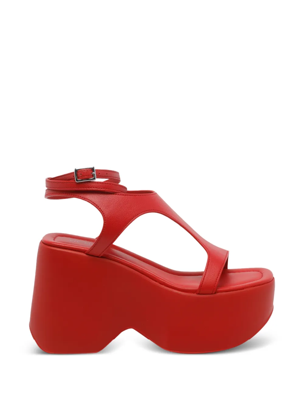 Vic Matie Logic sandalen met open neus en gesp Rood