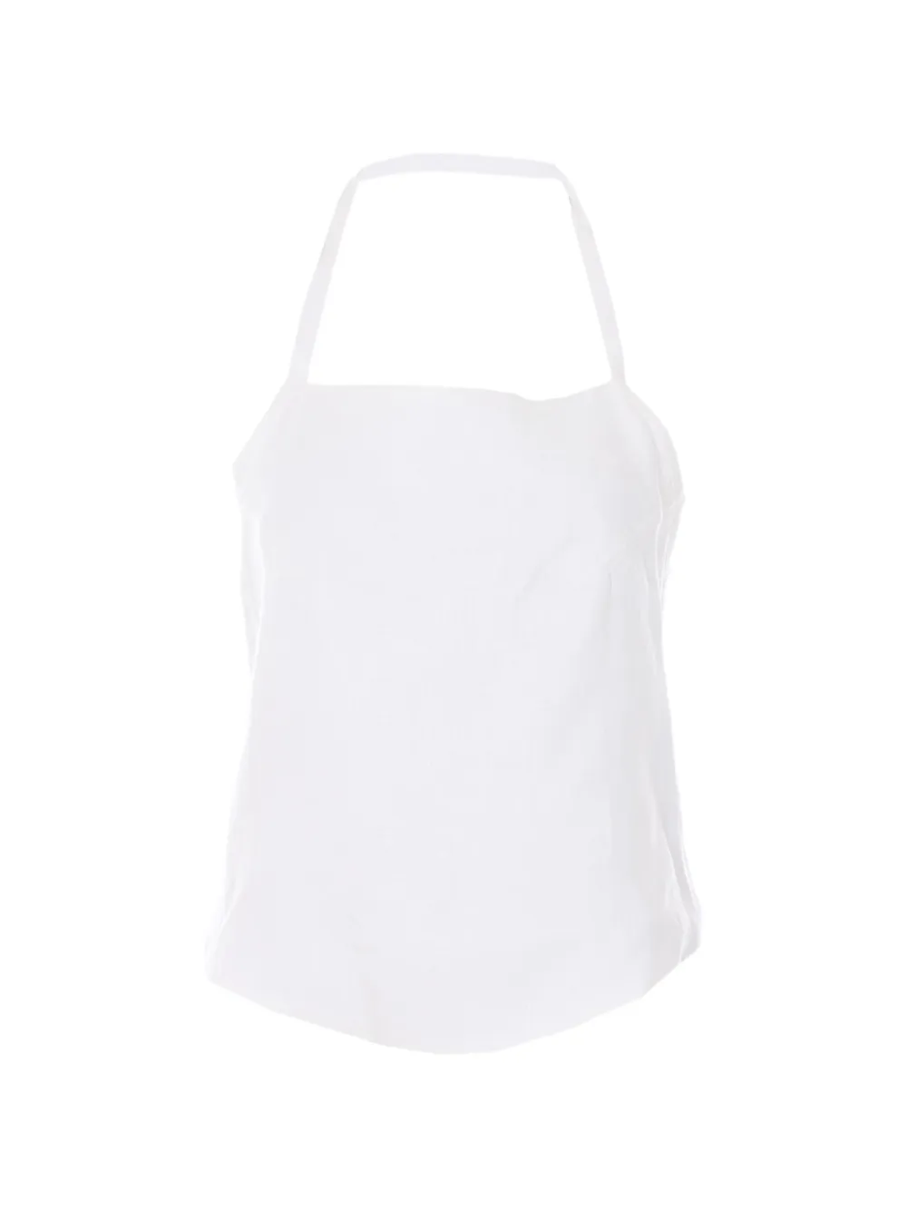 Ele open-back laces top - Weiß