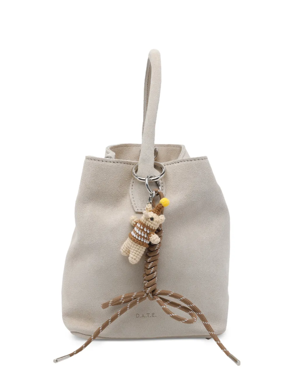 D.A.T.E. Paniere leather bucket bag - Toni neutri