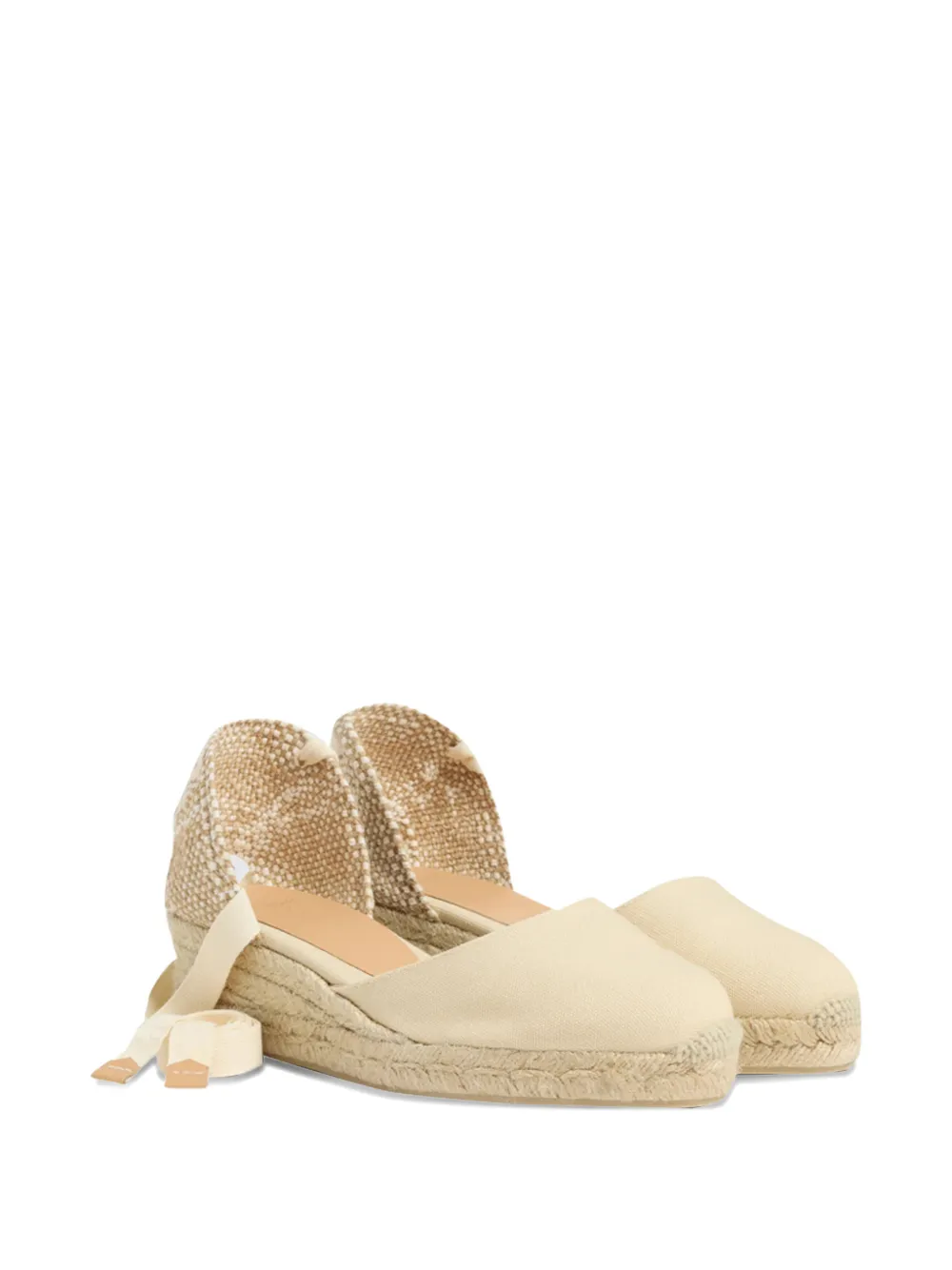 Castañer Carina wedge espadrilles Beige